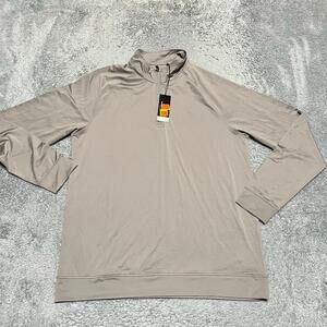 Southern Seam Shirt Mens Medium Gray Quarter Zip Golf Performance Long Sleeve